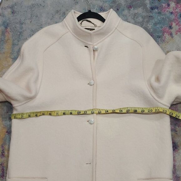 Vintage Geiger Australia Wool Sweater Jacket in Cream Size 44 or L - Picture 10 of 14